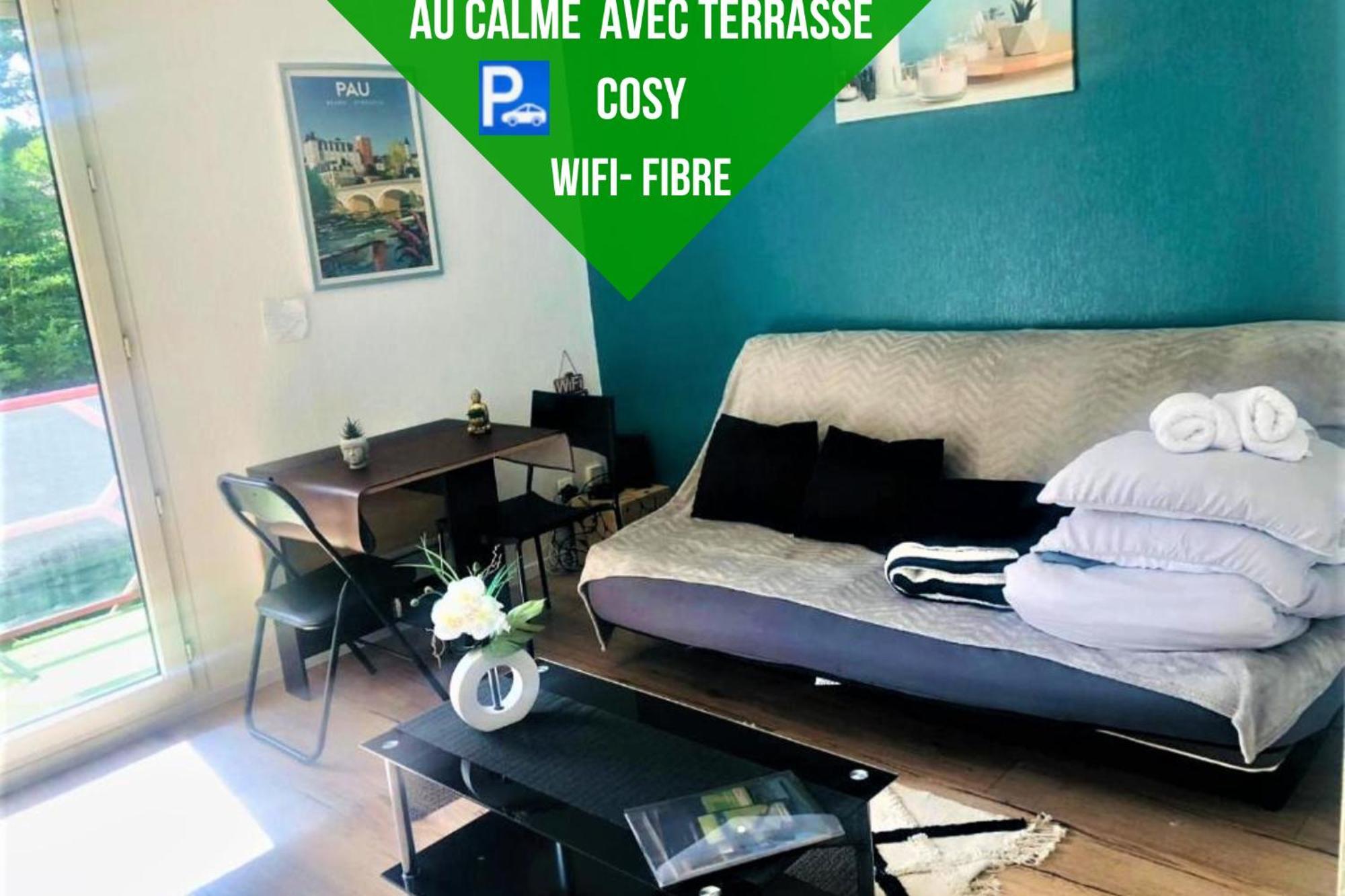 Apartamento Le Petit Park-Studio-Terrasse- Piscine-Wifi Fibre Pau Exterior foto